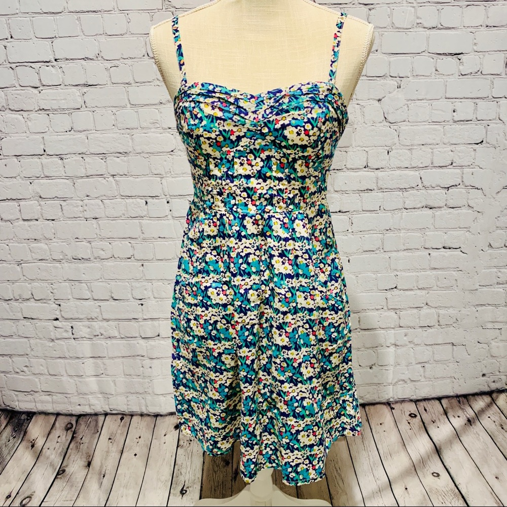 American Eagle Outfitters - Purple Floral Sundress - Size 4